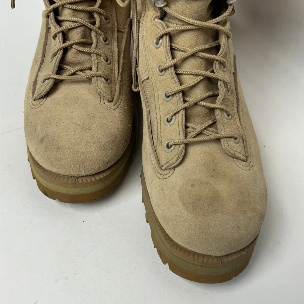 McRae Tan Lace-Up Combat Boots size 8R u.s.army gore-Tex